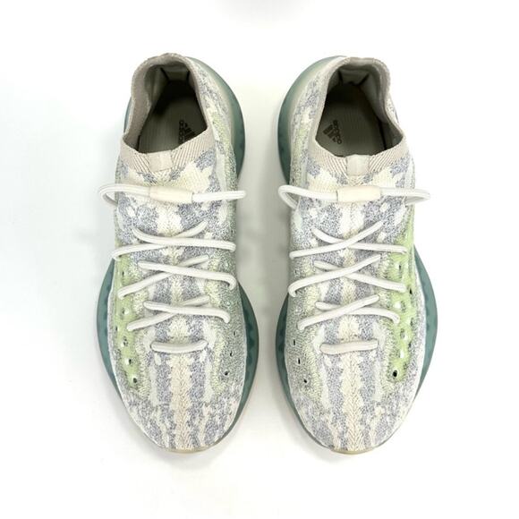 Yeezy Adidas Boost 380 GW0304 Women Sneaker Sz 10 Alien Blue Reflective Mid-Top - Picture 12 of 16